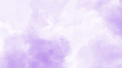 Fototapeta premium Abstract purple watercolor background. Paint brush paper textured stain canvas element. Pastel soft water color pattern. Abstract violet texture. Art watercolor background for wallpaper design