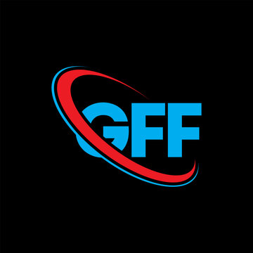 GFF logo. GFF letter. GFF letter logo design. Initials GFF logo linked with circle and uppercase monogram logo. GFF typography for technology, business and real estate brand.