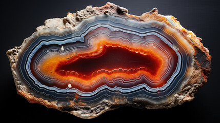 Fototapeta premium Pattern agate stone abstract texture