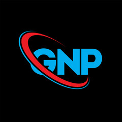 GNP logo. GNP letter. GNP letter logo design. Initials GNP logo linked with circle and uppercase monogram logo. GNP typography for technology, business and real estate brand.