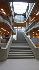 Interior of a university