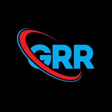 GRR logo. GRR letter. GRR letter logo design. Initials GRR logo linked with circle and uppercase monogram logo. GRR typography for technology, business and real estate brand.