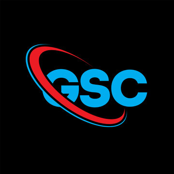 GSC logo. GSC letter. GSC letter logo design. Initials GSC logo linked with circle and uppercase monogram logo. GSC typography for technology, business and real estate brand.