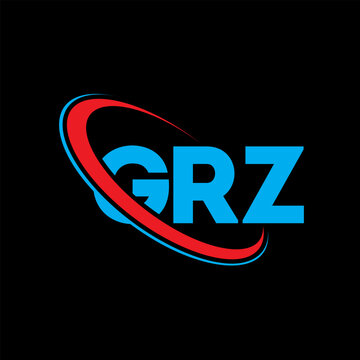 GRZ logo. GRZ letter. GRZ letter logo design. Initials GRZ logo linked with circle and uppercase monogram logo. GRZ typography for technology, business and real estate brand.