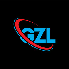 GZL logo. GZL letter. GZL letter logo design. Initials GZL logo linked with circle and uppercase monogram logo. GZL typography for technology, business and real estate brand.