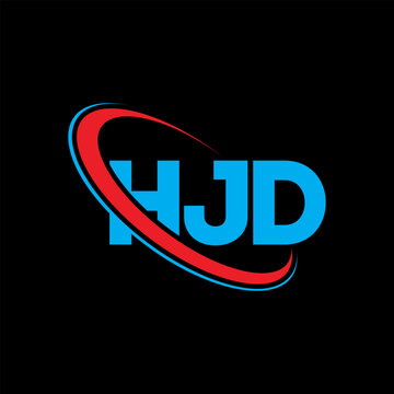HJD logo. HJD letter. HJD letter logo design. Initials HJD logo linked with circle and uppercase monogram logo. HJD typography for technology, business and real estate brand.