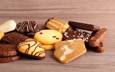 Mix of different cookies