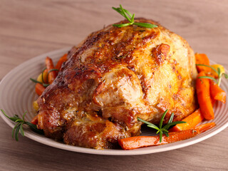 Roasted pork neck
