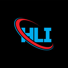 HLI logo. HLI letter. HLI letter logo design. Initials HLI logo linked with circle and uppercase monogram logo. HLI typography for technology, business and real estate brand.