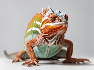 Obraz premium Chameleon's Dance of Shades