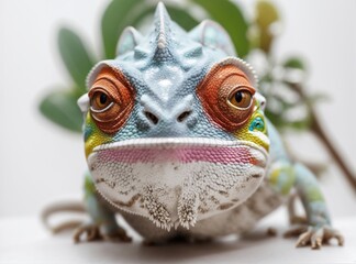 Vibrant Chameleon Elegance