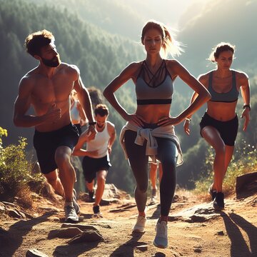 Healthy Lifestyle: Outdoor Fitness Adventure
