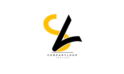 Alphabet letters Initials Monogram logo SV, SV INITIAL, SV letter