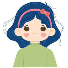 Cute Girl Avatar Profile 
