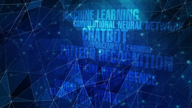 Deep learning and artificial intelligence technology with neural network, chatbot, and machine learning algorithm for abstract background in ai autonomous system