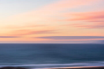 Fototapeta na wymiar Sunset, sunrise over the ocean, water, 