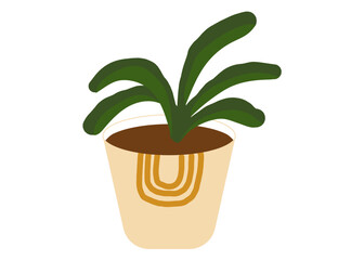 Plant Decor illustration for sticker and element