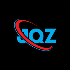 JQZ logo. JQZ letter. JQZ letter logo design. Initials JQZ logo linked with circle and uppercase monogram logo. JQZ typography for technology, business and real estate brand.