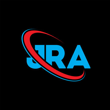JRA logo. JRA letter. JRA letter logo design. Initials JRA logo linked with circle and uppercase monogram logo. JRA typography for technology, business and real estate brand.