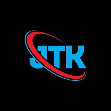 JTK logo. JTK letter. JTK letter logo design. Initials JTK logo linked with circle and uppercase monogram logo. JTK typography for technology, business and real estate brand.