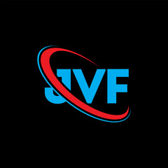 JVF logo. JVF letter. JVF letter logo design. Initials JVF logo linked with circle and uppercase monogram logo. JVF typography for technology, business and real estate brand.