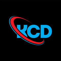 KCD logo. KCD letter. KCD letter logo design. Intitials KCD logo linked with circle and uppercase monogram logo. KCD typography for technology, business and real estate brand.