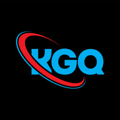 KGQ logo. KGQ letter. KGQ letter logo design. Initials KGQ logo linked with circle and uppercase monogram logo. KGQ typography for technology, business and real estate brand.