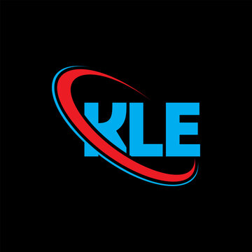 KLE logo. KLE letter. KLE letter logo design. Initials KLE logo linked with circle and uppercase monogram logo. KLE typography for technology, business and real estate brand.