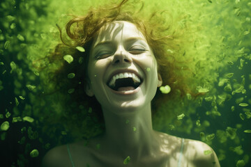 Photo of happy woman
