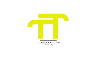 Alphabet letters Initials Monogram logo TT, TT INITIAL, TT letter