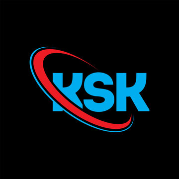 KSK logo. KSK letter. KSK letter logo design. Initials KSK logo linked with circle and uppercase monogram logo. KSK typography for technology, business and real estate brand.