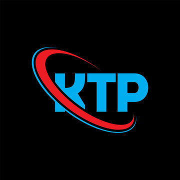 KTP logo. KTP letter. KTP letter logo design. Initials KTP logo linked with circle and uppercase monogram logo. KTP typography for technology, business and real estate brand.