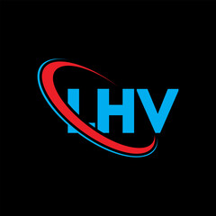 LHV logo. LHV letter. LHV letter logo design. Initials LHV logo linked with circle and uppercase monogram logo. LHV typography for technology, business and real estate brand.