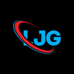 LJG logo. LJG letter. LJG letter logo design. Initials LJG logo linked with circle and uppercase monogram logo. LJG typography for technology, business and real estate brand.
