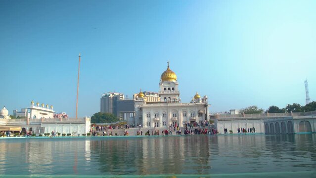 Gurudwara Sri Bangla Sahib located in New Delhi, India