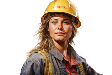 Fototapeta premium Photo of oil worker isolated white background