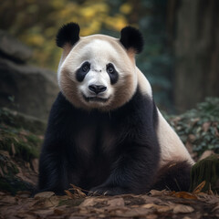 An adult panda, Made with generative AI