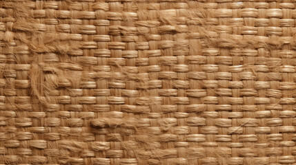 Obraz premium Photo of patterned jute texture