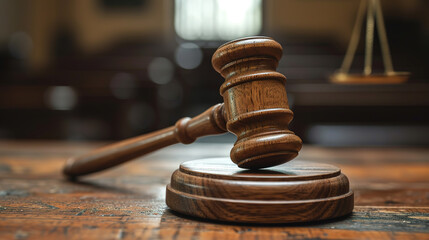 The judge's hammer