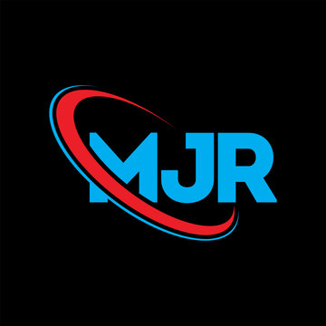 MJR logo. MJR letter. MJR letter logo design. Initials MJR logo linked with circle and uppercase monogram logo. MJR typography for technology, business and real estate brand.
