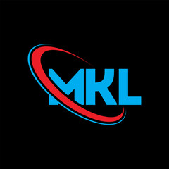 MKL logo. MKL letter. MKL letter logo design. Initials MKL logo linked with circle and uppercase monogram logo. MKL typography for technology, business and real estate brand.