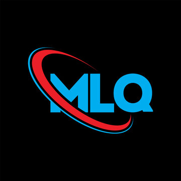 MLQ logo. MLQ letter. MLQ letter logo design. Initials MLQ logo linked with circle and uppercase monogram logo. MLQ typography for technology, business and real estate brand.
