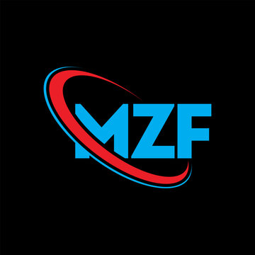 MZF logo. MZF letter. MZF letter logo design. Initials MZF logo linked with circle and uppercase monogram logo. MZF typography for technology, business and real estate brand.