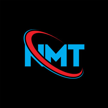 NMT logo. NMT letter. NMT letter logo design. Initials NMT logo linked with circle and uppercase monogram logo. NMT typography for technology, business and real estate brand.