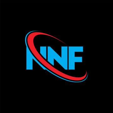 NNF logo. NNF letter. NNF letter logo design. Initials NNF logo linked with circle and uppercase monogram logo. NNF typography for technology, business and real estate brand.