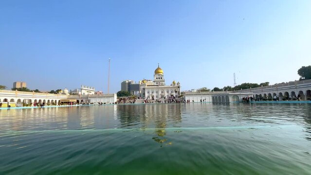 Gurudwara Sri Bangla Sahib located in New Delhi, India