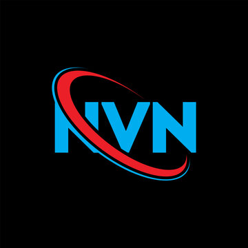 NVN logo. NVN letter. NVN letter logo design. Initials NVN logo linked with circle and uppercase monogram logo. NVN typography for technology, business and real estate brand.