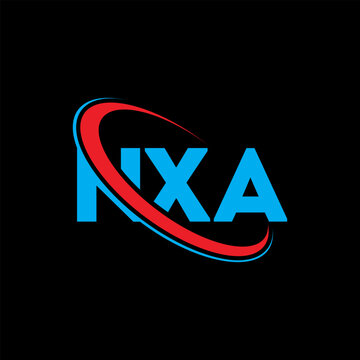 NXA logo. NXA letter. NXA letter logo design. Initials NXA logo linked with circle and uppercase monogram logo. NXA typography for technology, business and real estate brand.