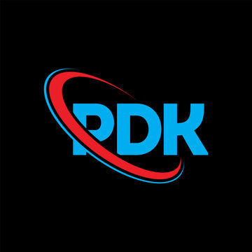 PDK logo. PDK letter. PDK letter logo design. Initials PDK logo linked with circle and uppercase monogram logo. PDK typography for technology, business and real estate brand.