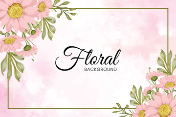 a vector template of floral background design